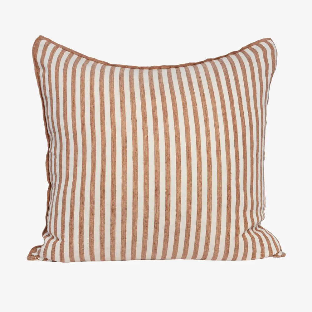 Drift Cushion - White/Nutmeg