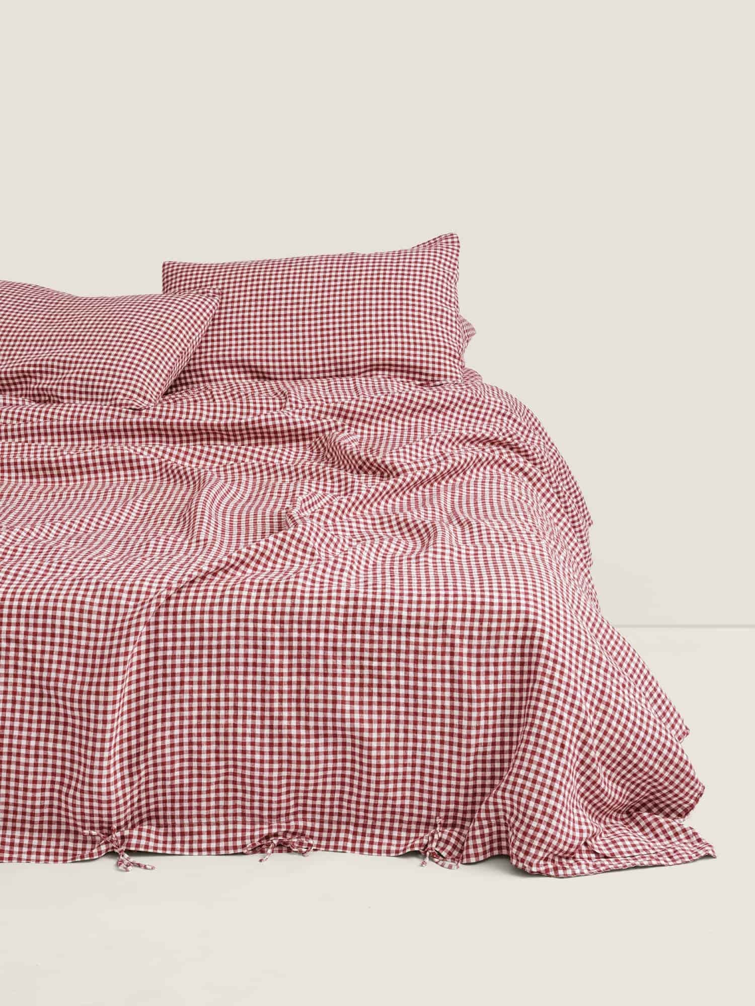 Duvet Cover - Pinot Gingham