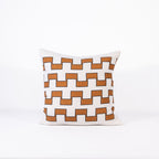 Astor Cushion - Ivory/Nutmeg