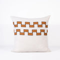 Astor Cushion - Ivory/Nutmeg