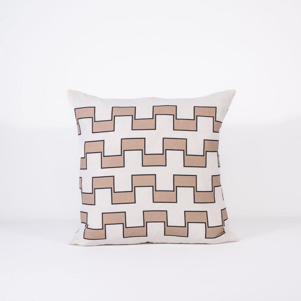 Astor  Cushion - Ivory/Natural
