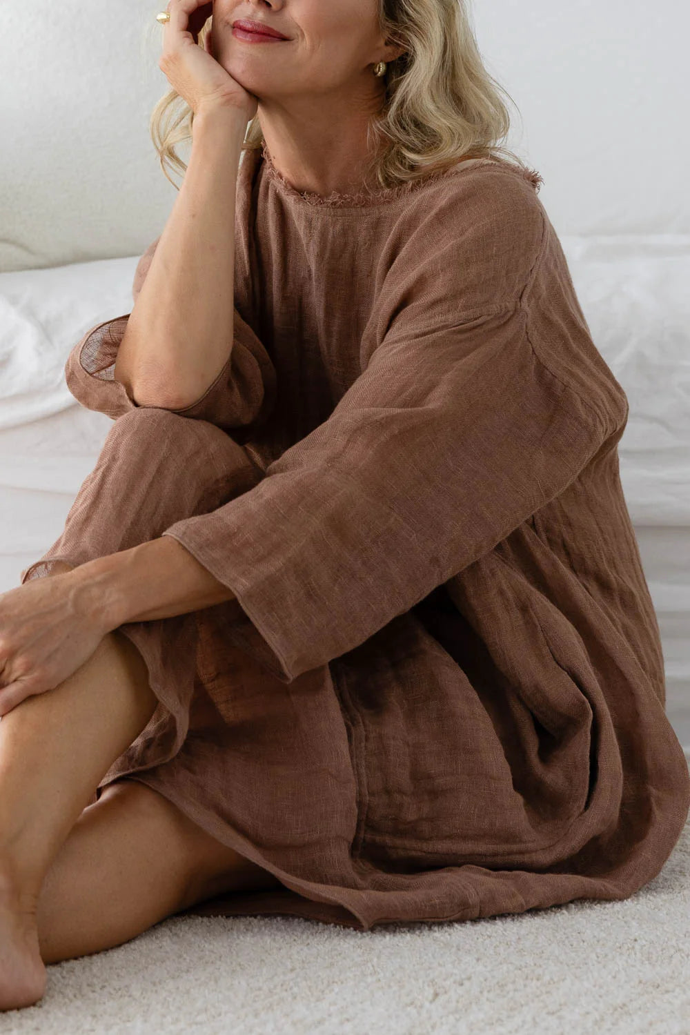 Lux Malle Dress - Clay