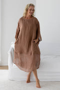 Lux Malle Dress - Clay