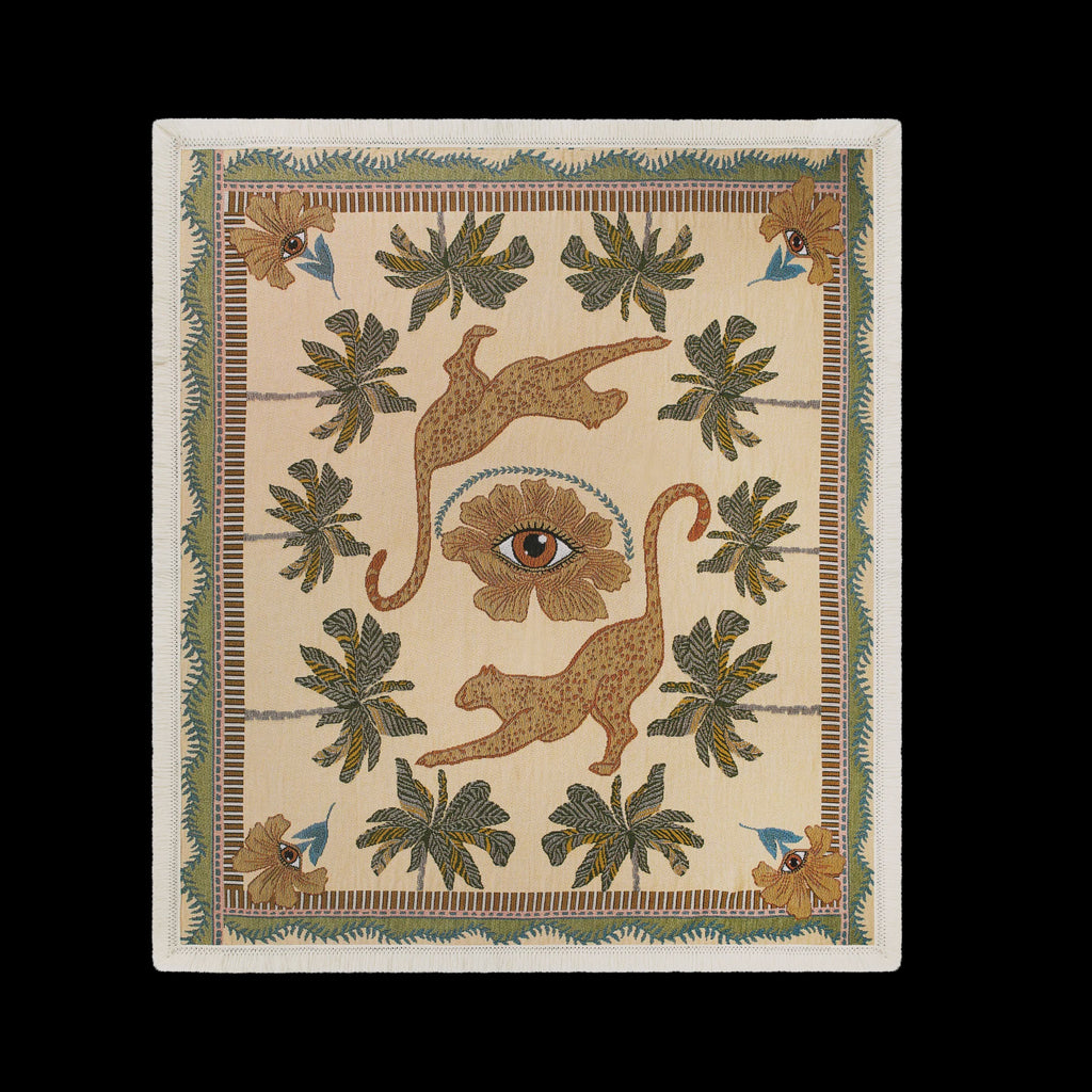 Eye Of The Jungle Throw - Dune