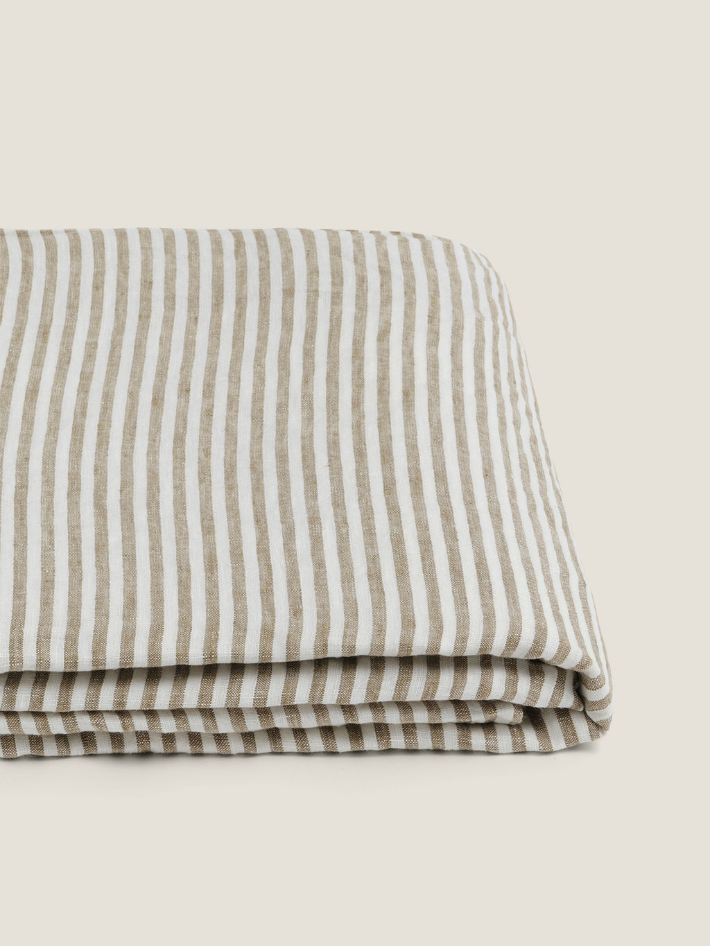 Fitted Sheet - Olive Stripes