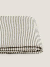 Duvet Cover - Olive Stripes