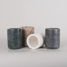 Marble Cylinder - Grey
