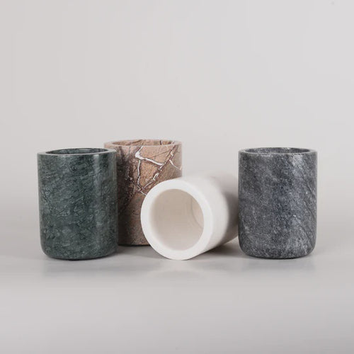 Marble Cylinder - Grey