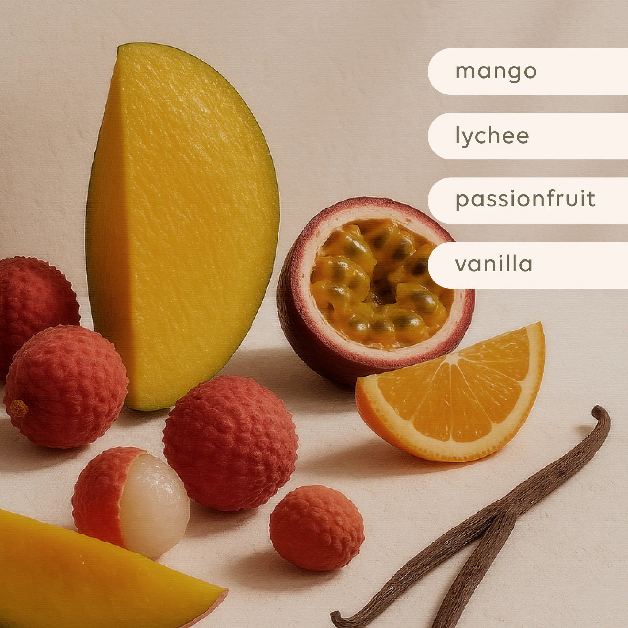 Soy Candle - Mango & Lychee