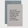 Card - Multiple Choice Couple