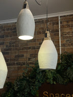 Noma Paper Mache Pendant - Ivory