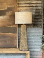 Sula Paper Mache Table Lamp - Cacao