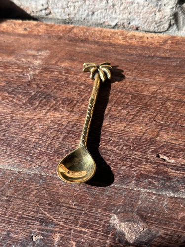 Brass Palm Tree Spoon