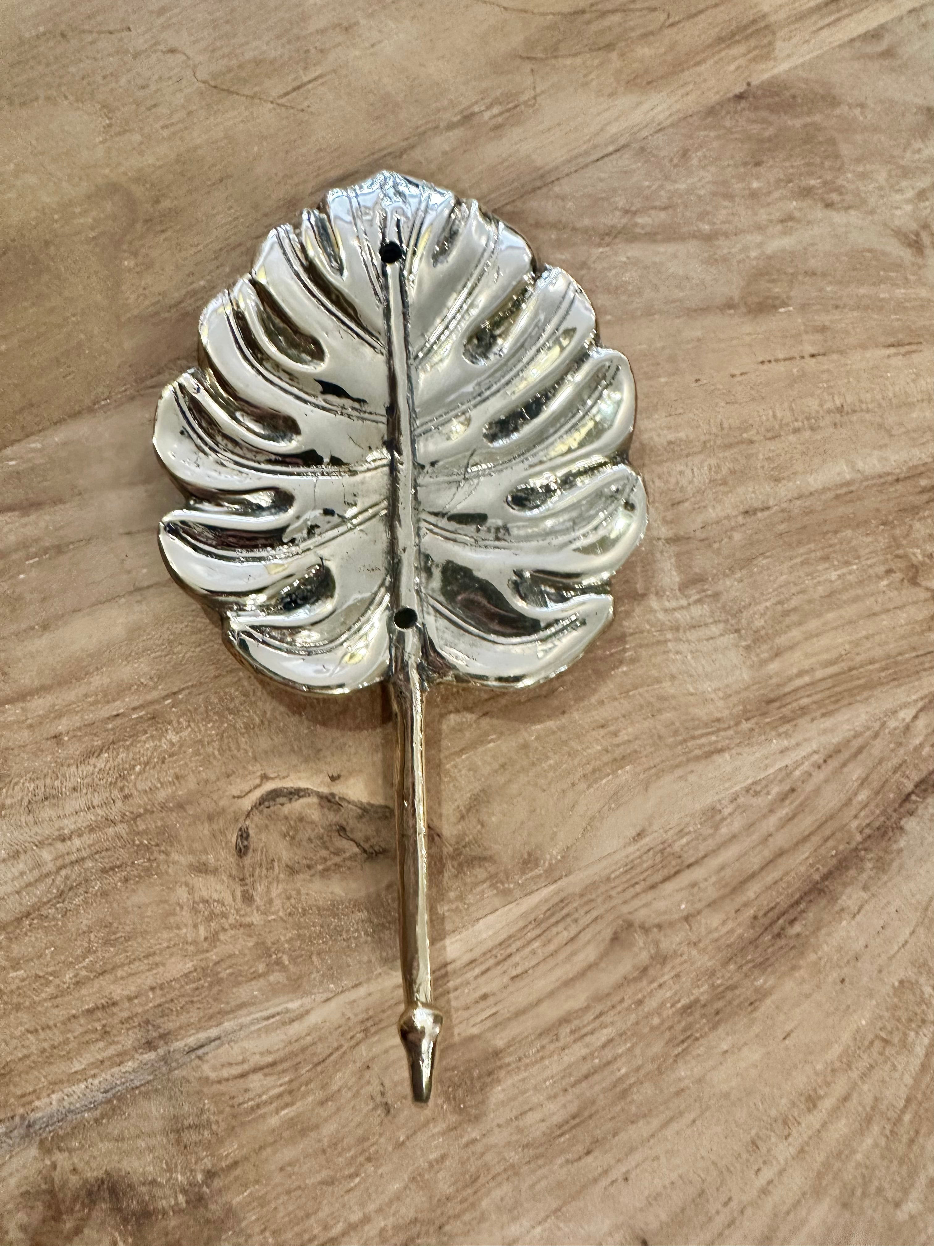 Brass Monstera Hook
