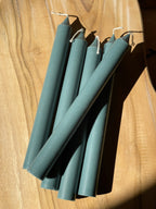 Thin Taper Pillar Candle Medium - Teal