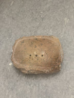 Natural Marble Soap Dish - Fossil
