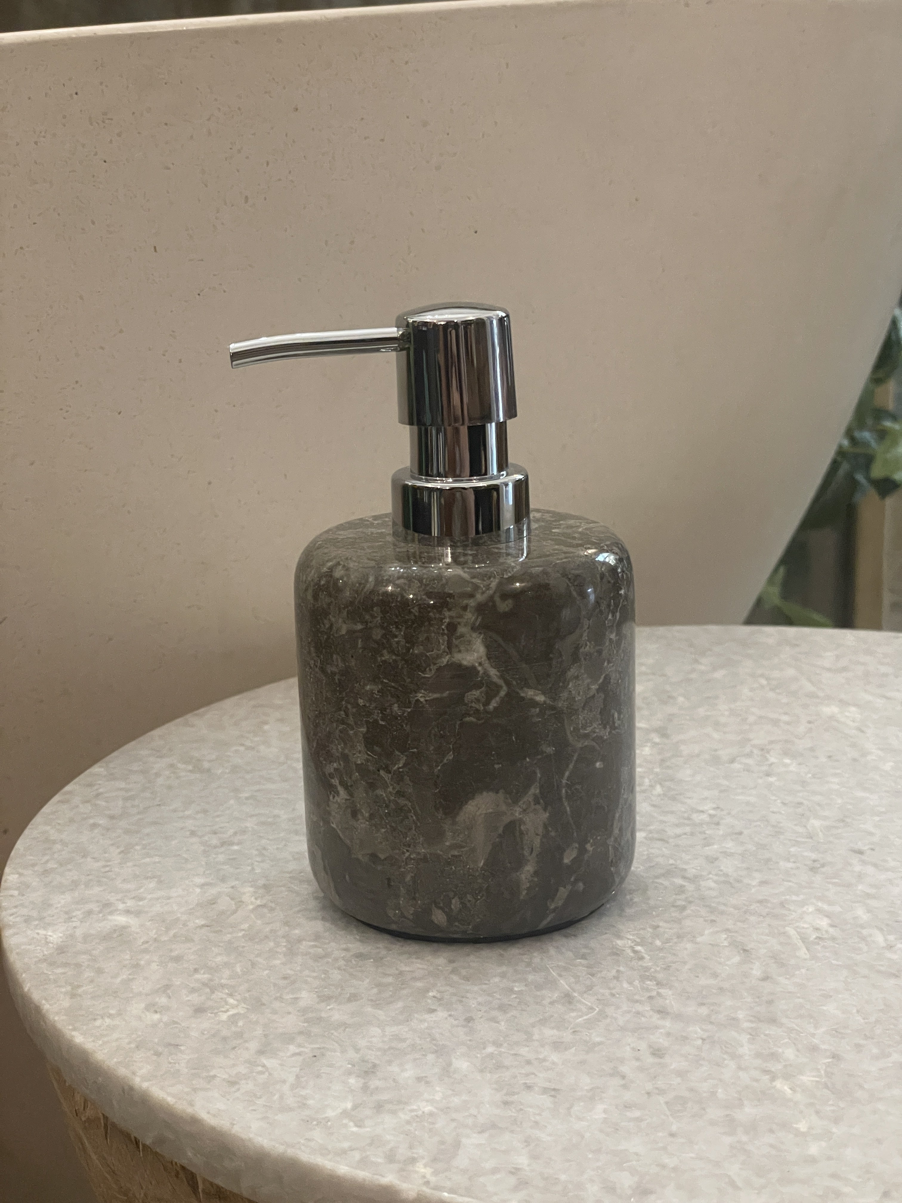 Marble Soap Dispenser - Grey