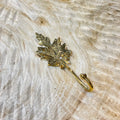 Brass Maple Hook