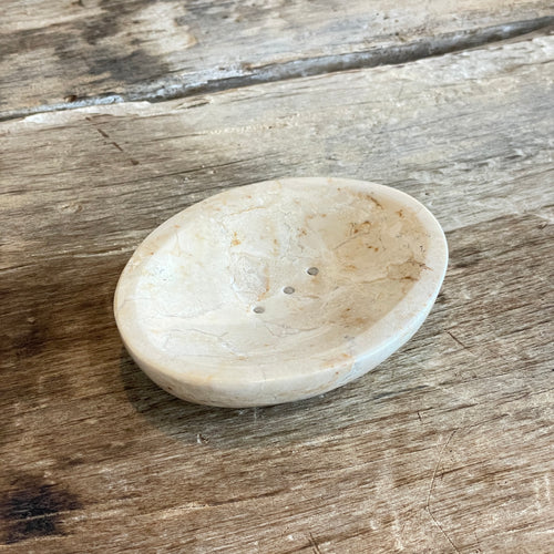 Oval Soap Dish - Cream