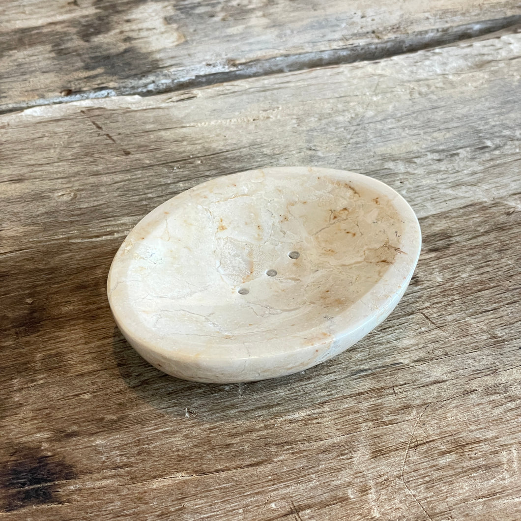 Oval Soap Dish - Cream