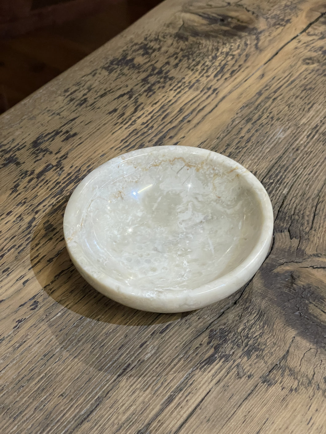 Shallow Marble Bowl