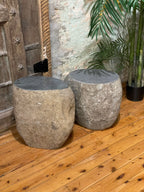 Natural River rock Stone Stool/Table