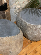 Natural River rock Stone Stool/Table
