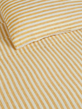 Flat Sheet - Yellow Stripes