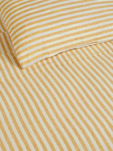 Flat Sheet - Yellow Stripes