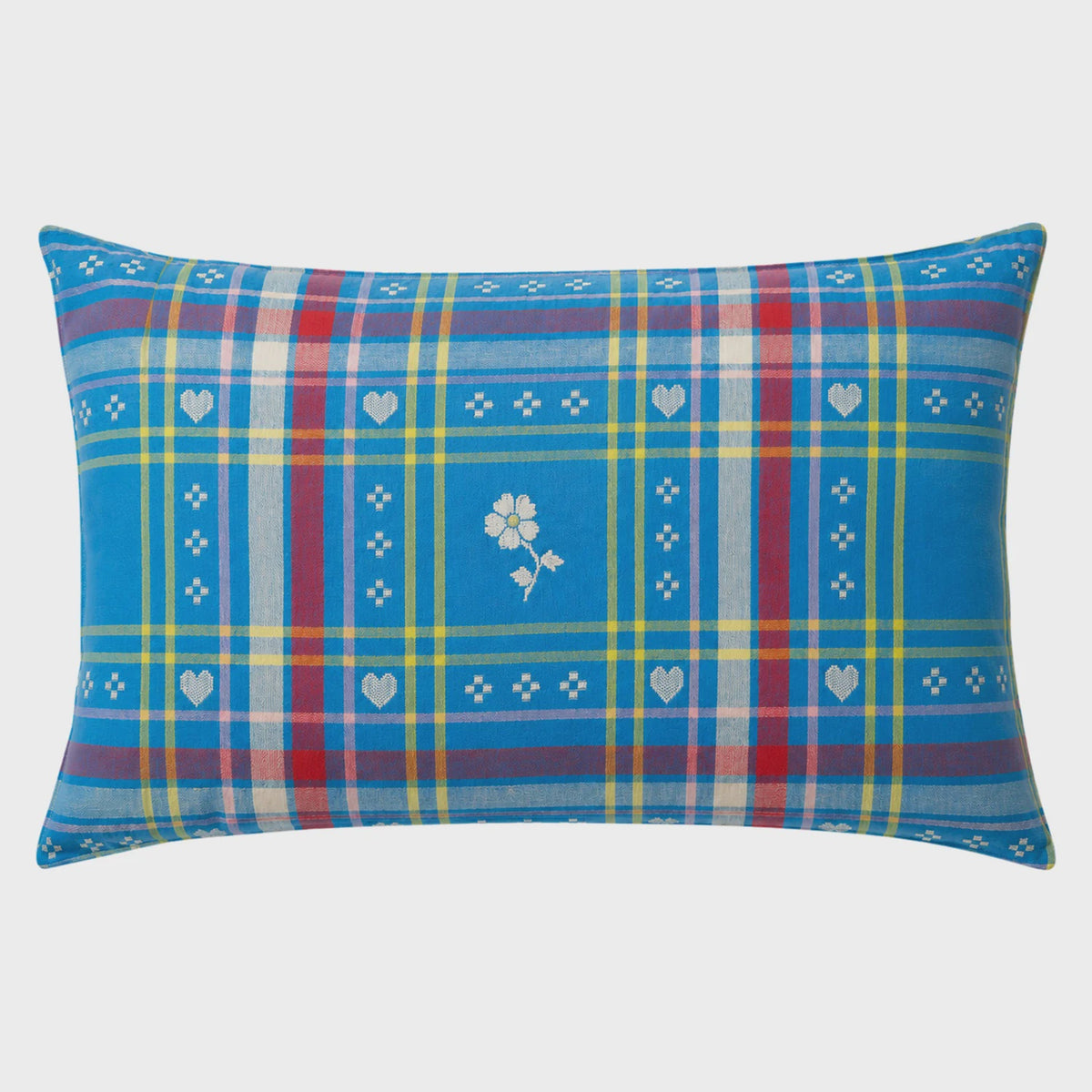 Josephine Cotton Pillowcase Set - Blue Bell