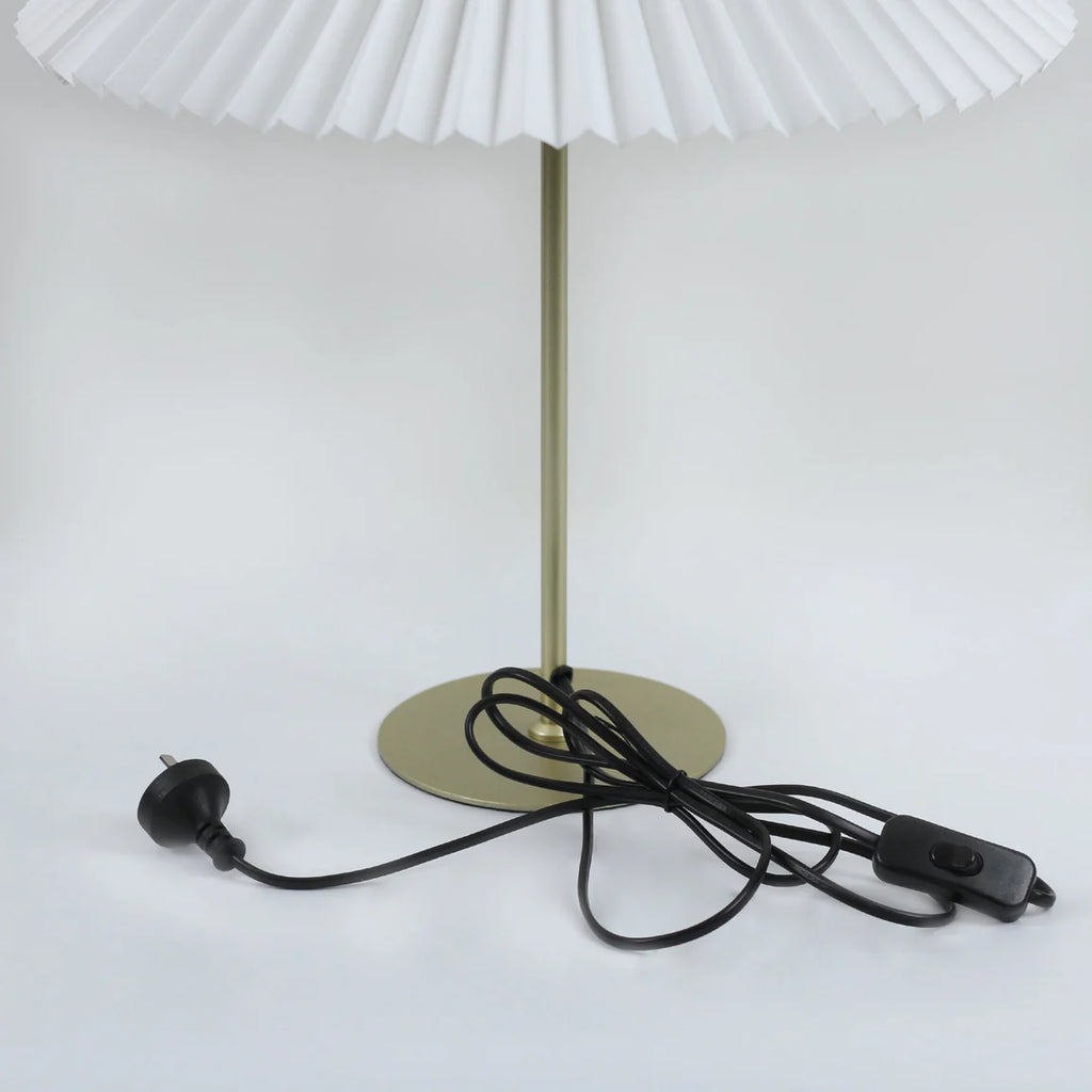 Peck Pleated Table Lamp