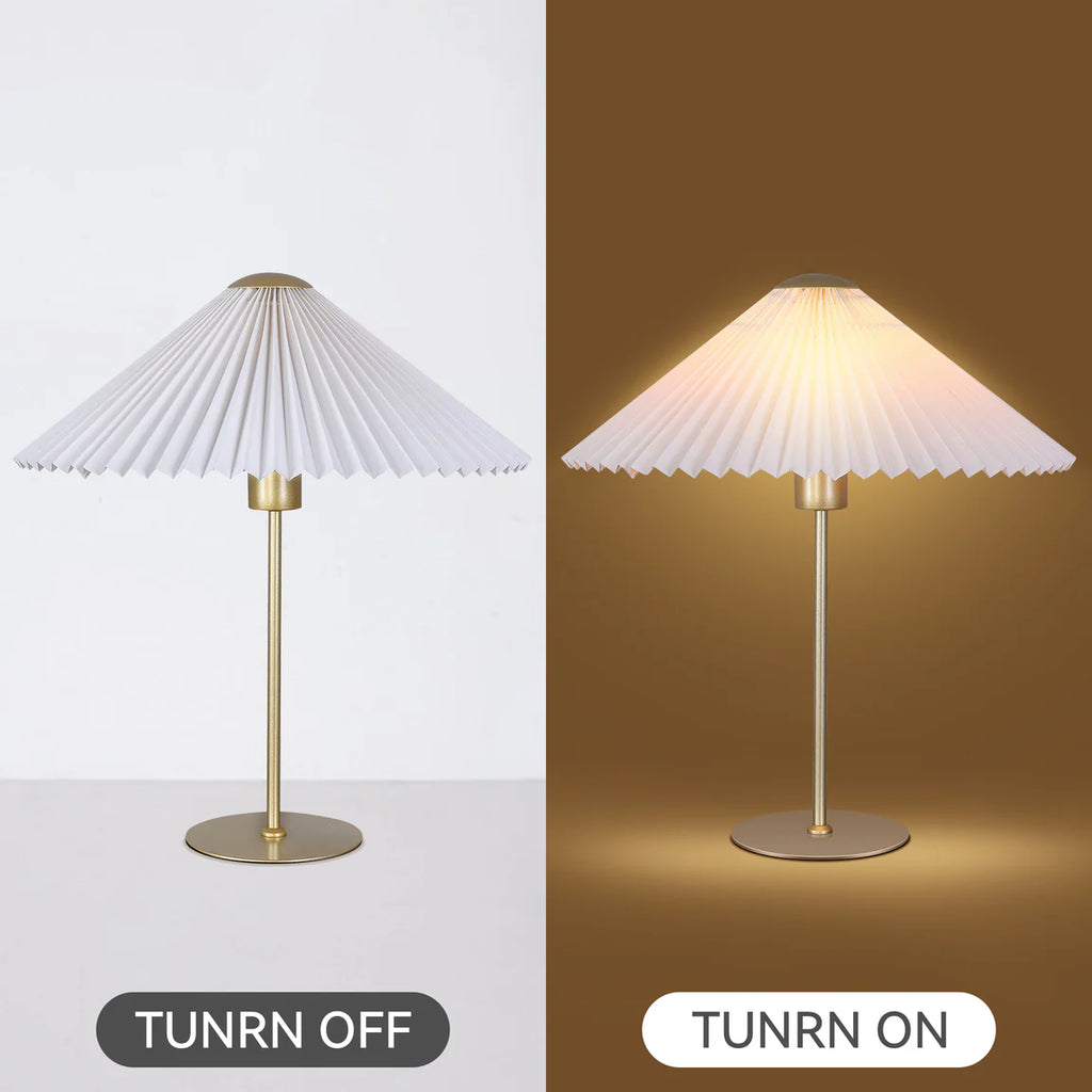 Peck Pleated Table Lamp