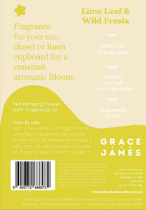Air Freshener - Lime Leaf & Wild Fresia