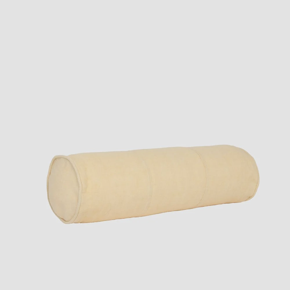 Luca Bolster Cushion - Soft Butter