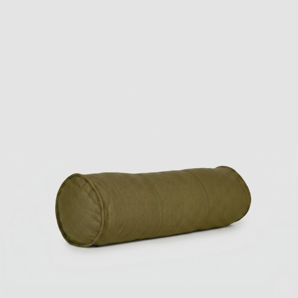 Luca Bolster Cushion - Olive