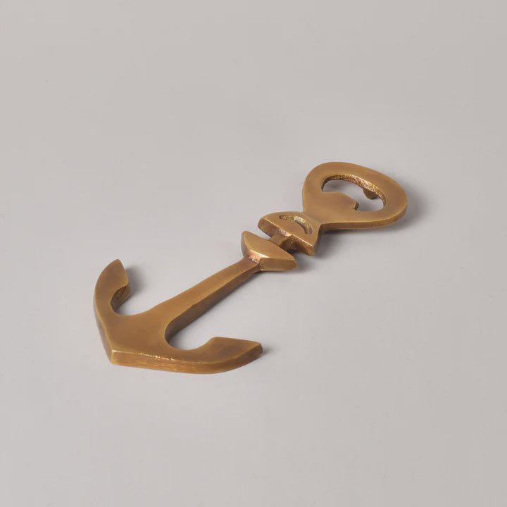 Bottle Opener - Brass Anchor