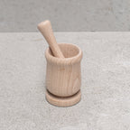 Wooden Mortar & Pestle