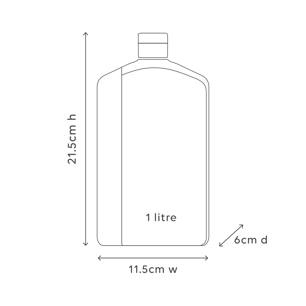 Wash Refill Bottle - Apricot & Sweet Fig