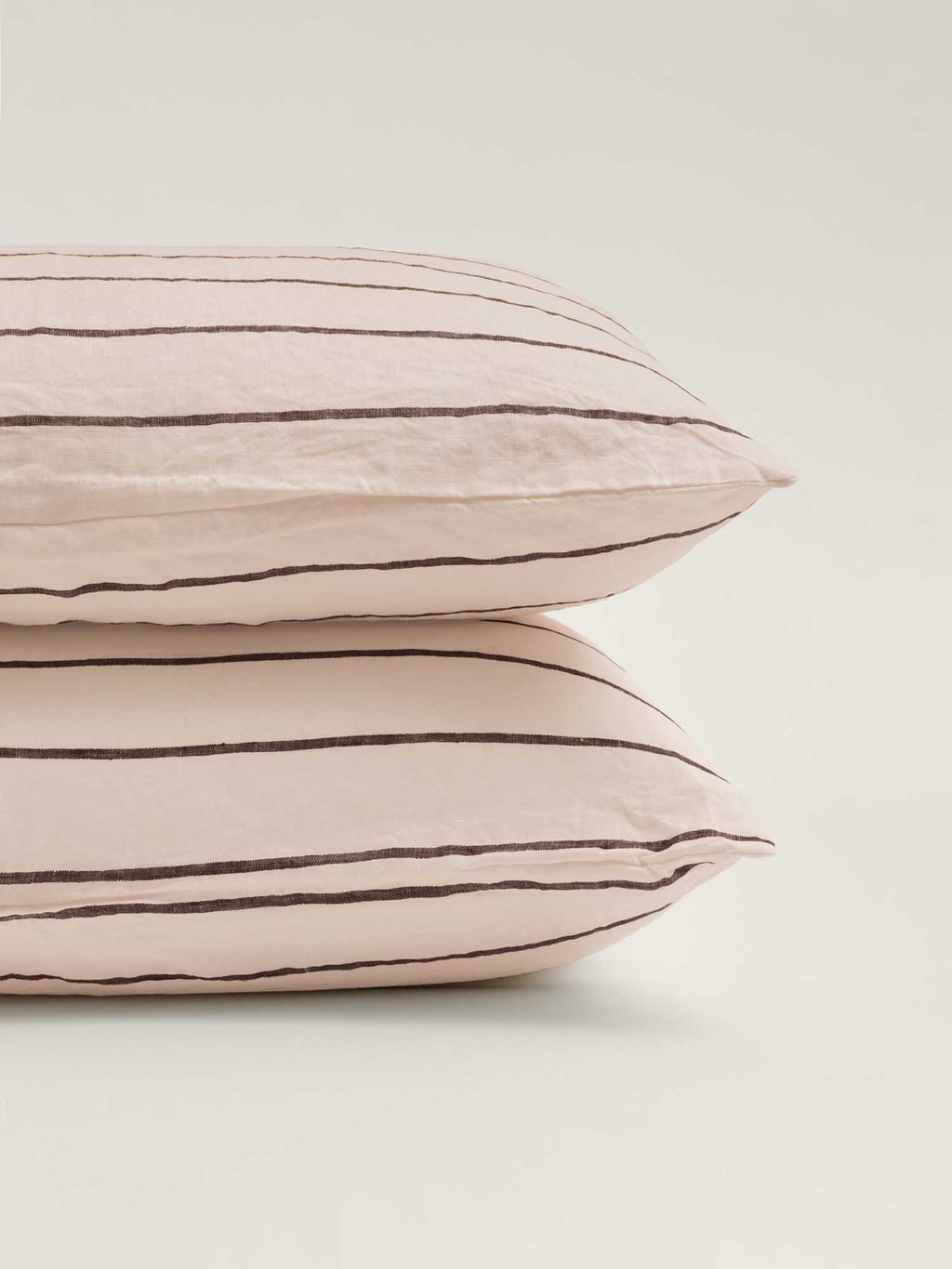 Standard Pillowcase Set - Coco Blush Stripes
