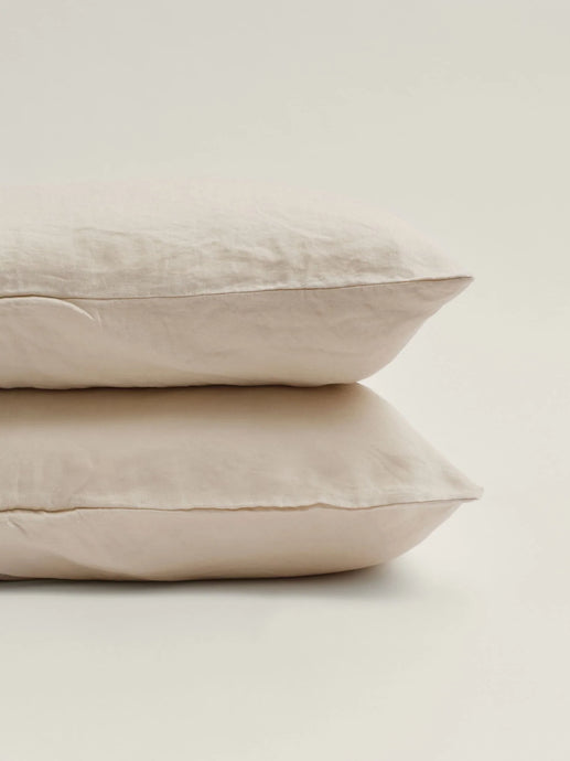 Standard Pillowcase Set - Cream