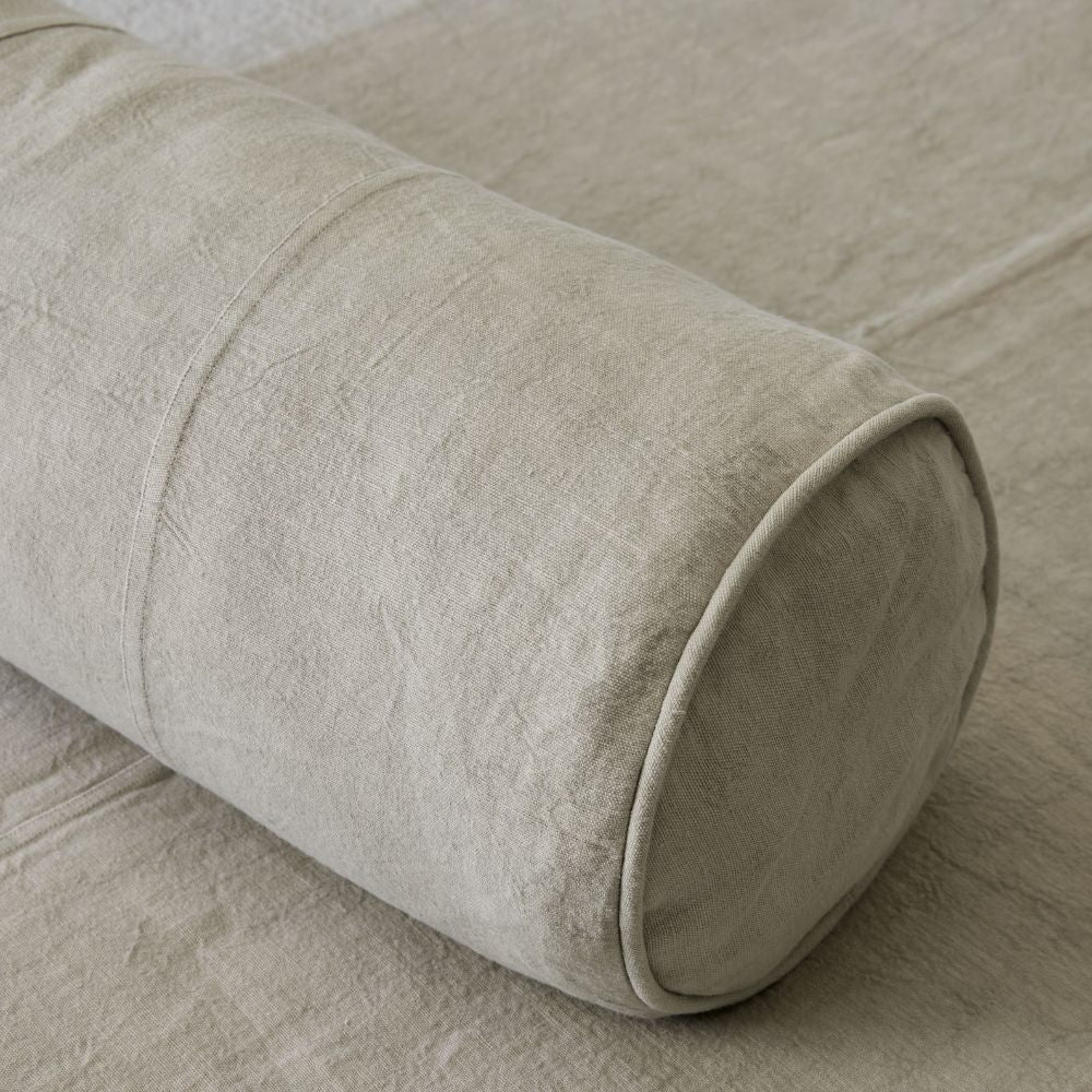 Luca Bolster Cushion - Putty