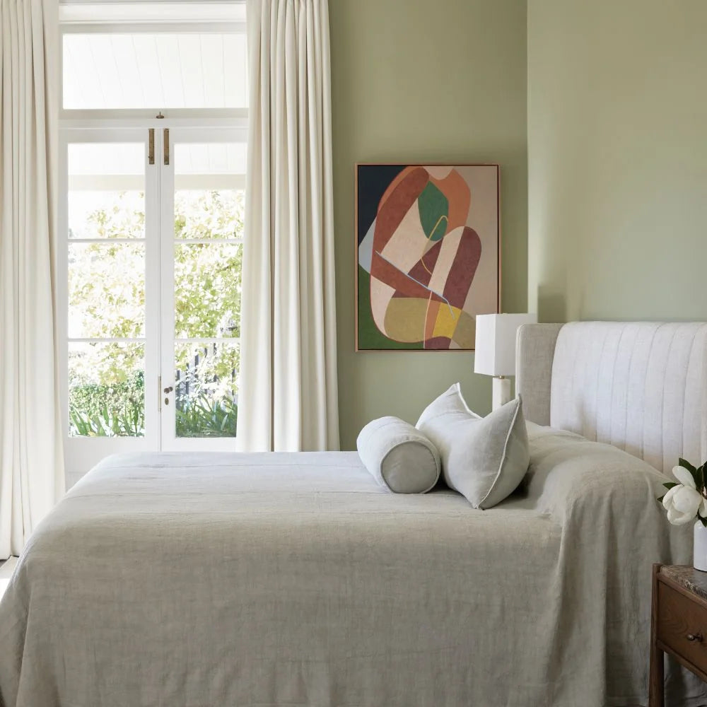 Luca Bolster Cushion - Putty