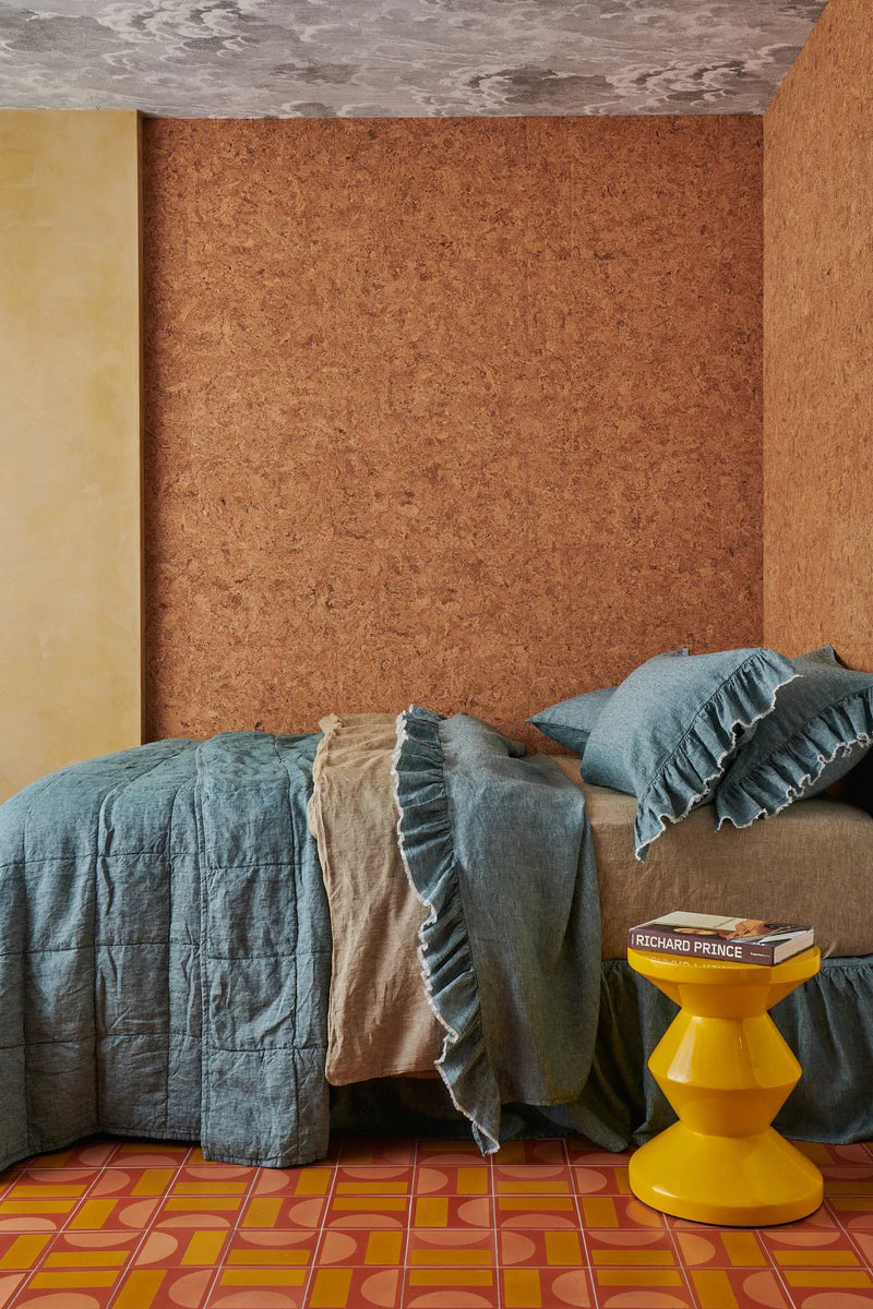 Flat Sheet - Spruce Ruffle