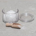 Salt Pot with Wooden Scoop