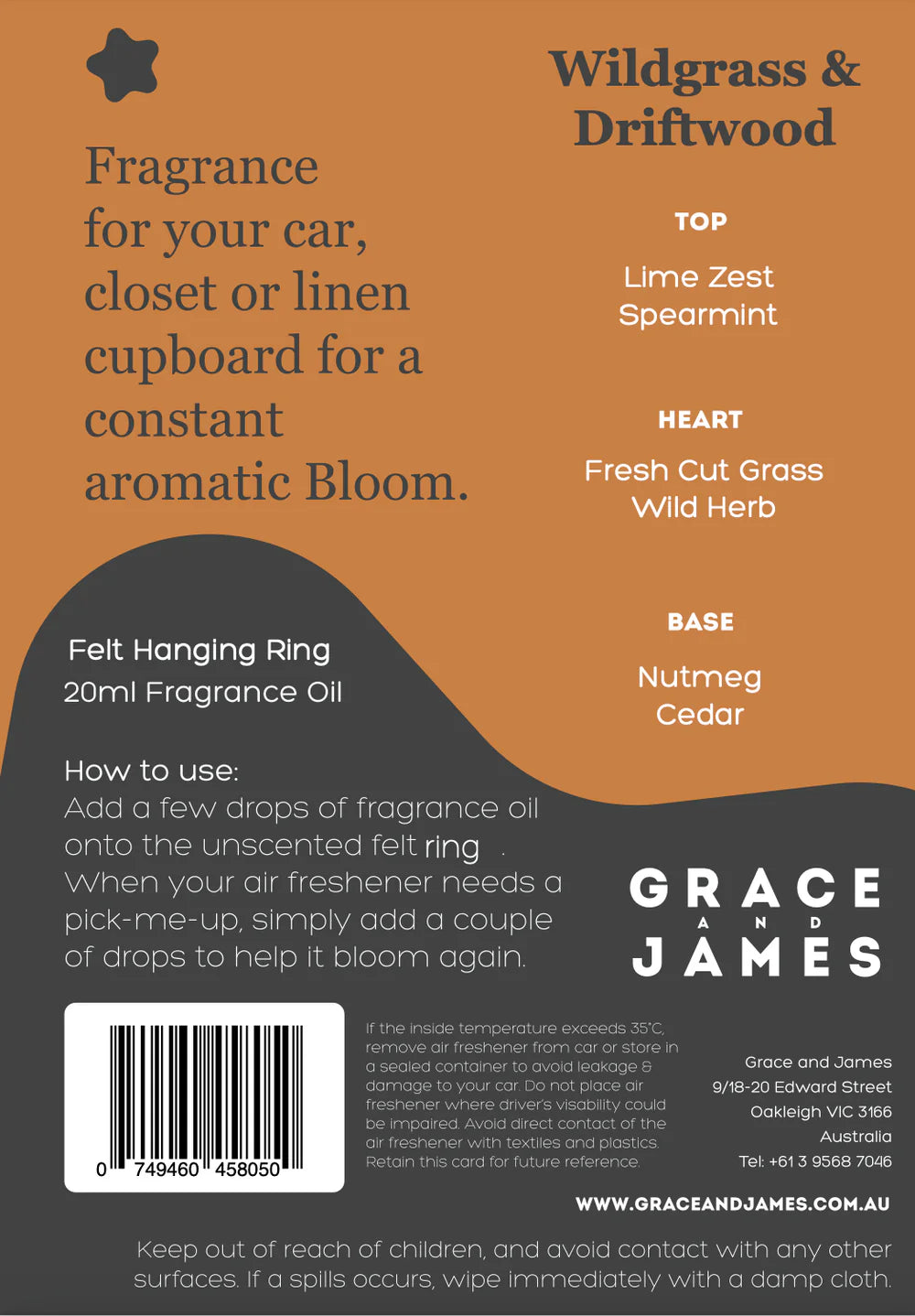 Air Freshener - Wildgrass & Driftwood
