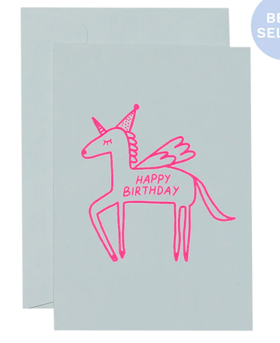 Card - Flying Unicorn Birthday