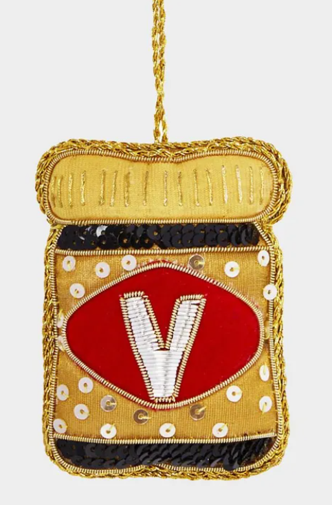 Vegemite Sequin Tree Decoration