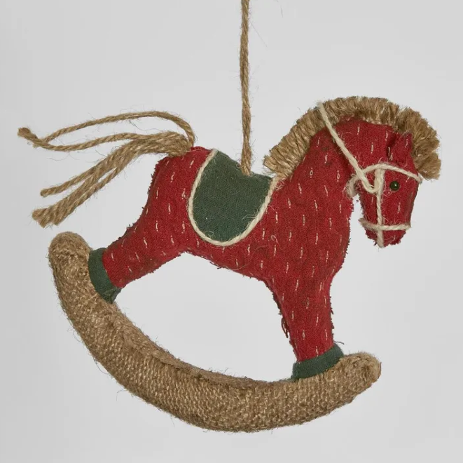 Little Rockinig Horse Hanging Ornament