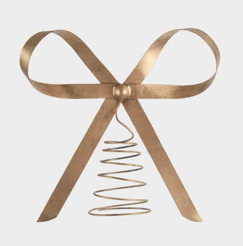 Brass Bow Tree Topper