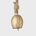 Mini Brass Cow Bell Decoration